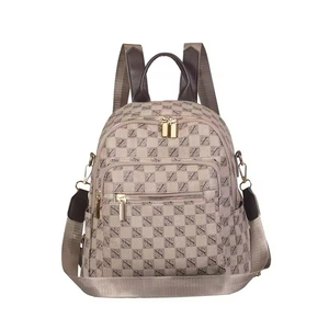 Fashionable PU Women's <b>Mini</b> <b>Backpack</b> Square Shape Geometric Pattern Zipper Closure Shoulder Strap Daily Use Water Resistant High - Product Image 3