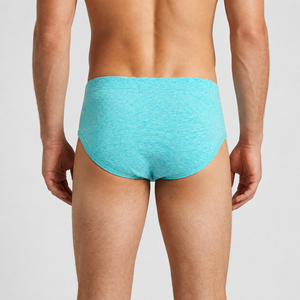 Calzoncillos Bóxer de Algodón para Hombre, Corte Medio, Color Sólido, Tejido Sin Costuras, Cobertura Completa, Uso Diario - Product Image 4