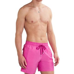 Shorts de bain pour hommes en polyester léger à séchage rapide, style urbain, couleur unie, mode estivale, vêtements de sport décontractés, best-seller - Product Image 3