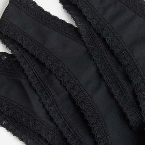 Short de boxe personnalisé pour femme en spandex tricoté sans couture, extensible dans quatre directions, taille mi-haute, avec logo personnalisé - Product Image 6
