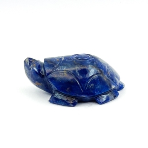 Natural Sodalite Tortoise Carving Blue Sodalite Turtle Healing Crystal For Reiki Feng Shui Decor Wholesale - Product Image 1