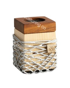 Wood Sandalwood Bakhoor Oud Burner Mubkhar <b>Incense</b> <b>Holder</b> with Wire Eco-Friendly Religious Ramadan Gift Desk Decor - Product Image 4