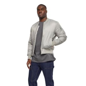 Chaqueta de Piloto Casual de Moda con Logotipo Personalizado, Ligera, Impermeable, Cortavientos, con Bolsillo Lateral con Cierre, Chaqueta Bomber MA1 Personalizada para Hombre - Product Image 1