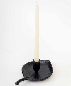 Candelabro de Latón con Forma de Hoja Dorada, Resistente al Calor, Decoración para el Hogar - Product Image 3