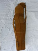 Sacoche à flèches en cuir pour tir à l'arc, ambidextre, porte-flèches, chasse, tir, équipement de plein air, poids de tirage 0,5, longueur d'arc 72 cm, léger