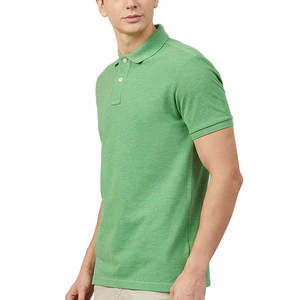 Polos de manga corta para hombre 100% algodón al por mayor, polos de golf sencillos para hombre, polo liso personalizado - Product Image 4