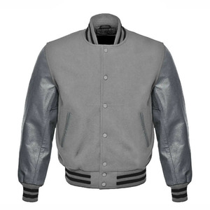 Chaquetas de Béisbol de Lana para Hombre MONO RIDERS, Estilo Hip Hop, Holgadas, con Parches de Chenilla, Tejido de Felpa - Product Image 2
