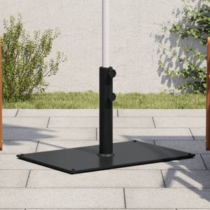 Pieds réglables, base en fer de 33,1 lb pour parasols de patio, support de parasol en acier gris foncé - Product Image 1