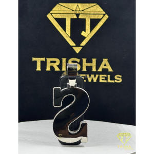 Collar de lujo con colgante inicial S de diseñador, diamante cultivado en laboratorio, plata de ley 925, estilo hip hop, regalo de Trisha Jewels - Product Image 3