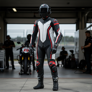 Chaquetas de motocicleta de cuero genuino personalizadas para adultos, ropa de motocicleta transpirable, resistente al viento y de secado rápido, a la venta a bajo precio. - Product Image 6