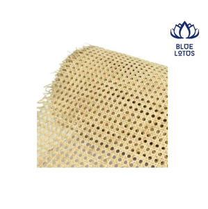 Rouleau de treillis en rotin naturel 100% naturel Blue Lotus Dylan Vu, ventilation naturelle, longueur 3-4m, pour projets de meubles DIY - Product Image 1