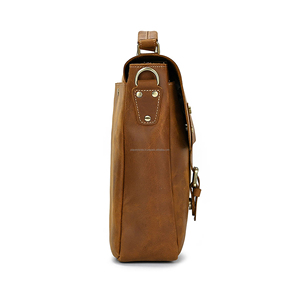 Maletín de Cuero Vintage para Hombre, Bolsa de Mensajero para Oficina y Portátil con Personalización de Marca Privada OEM - Product Image 2