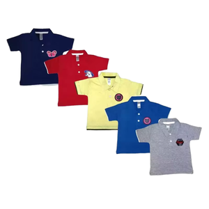 Camisetas Polo para Niños y Niñas al por Mayor, Uniformes Escolares Lisos, 100% Algodón, Transpirables y Ecológicos - Product Image 1