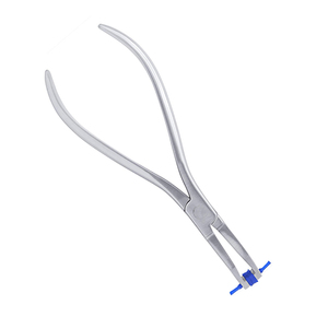Pince de retrait de couronnes dentaires premium, à joint de soudure, avec embout en caoutchouc, pour orthodontie, en acier inoxydable médical - Product Image 5