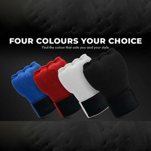 Bandages de boxe en gel personnalisés, gants intérieurs de boxe unisexes, longs sangles de poignet rembourrées, protection des poings sous les mitaines - Product Image 3