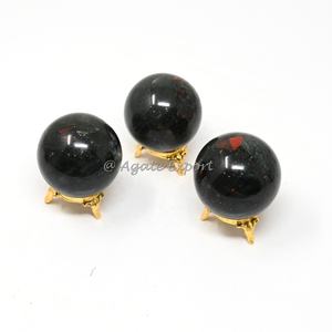 Natural Bulk Polished <b>Dragon</b> Bloodstone Sphere Mini Crystal Ball Fengshui Healing Crystal Crafts for Home Decoration - Product Image 1