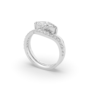 Elegant 1.36Ct Marquise Cut Lab Grown Diamond <b>Ring</b> 925 Sterling <b>Silver</b> <b>Ring</b> Unique Lightweight Design <b>Solitaire</b> Wedding Jewelry - Product Image 5