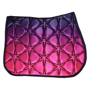 Conjunto de sillín de estrella azul, almohadilla de silla de sublimación con cordón azul, forro de bambú de relleno de poliéster - Product Image 5