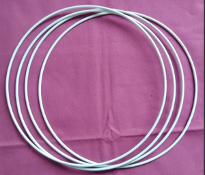 High demand Round Metal Lampshade <b>Frames</b> Powder-Coated Lightweight Welded Rings for dreamcatcher and macrame wall hanging - Product Image 2