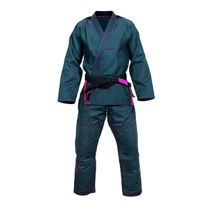Encuentra un kimono de Jiu Jitsu Brasileño similar, duradero, elástico, transpirable, ligero, unisex, de poliéster y algodón, para artes marciales. - Product Image 1