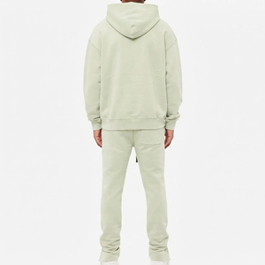 Streetwear Affordable Price 100% Cotton Fashionable Streetwear Jogging Tracksuit Hip Hop Style Heavyweight Flare <b>Sweat</b> <b>suit</b> - Product Image 3