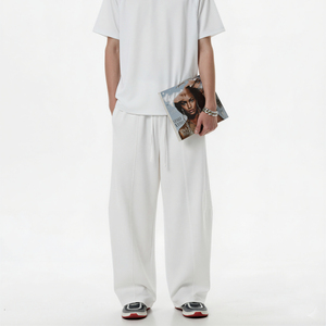 Custom Unisex 390 GSM Heavyweight Vintage Loose Fit Baggy Sweatpants - Product Image 4