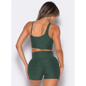 Nouveau design, soutien-gorge de fitness pour femme en pin, asymétrique, à fente, bretelles ajustables, léger, maintien élevé, dos échancré sexy, séchage rapide - Product Image 2