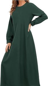 Abaya de luxe vert olive de Dubaï avec de magnifiques broderies, idéale pour les fêtes et les mariages, vente en gros d'abayas 2026 - Product Image 4