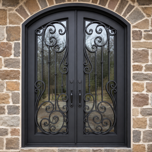 Portes d'entrée en fer forgé de luxe : Designs en fer artisanaux personnalisés pour des maisons élégantes avec une sécurité supérieure - Product Image 4