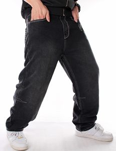 Pantalones vaqueros holgados vintage personalizados con bordado para hombre, de pierna ancha, estilo streetwear, denim, gótico, hip hop, de corte holgado y oversize - Product Image 5