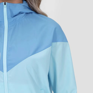 Pakistan Made Top Product Women Windbreaker Jackets Best Manufacturer Wholesale Custom Women Windbreaker Half <b>Zipper</b> Jacket - Product Image 2