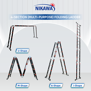 Escaleras Plegables Multiusos de Aluminio NKG-45 Vietnam Trading, Escaleras de Excelente Calidad - Product Image 4