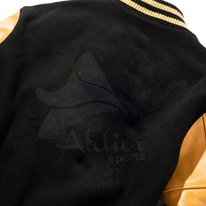 เสื้อแจ็คเก็ตหนังผู้ชาย แขนยาว ปักลายตามสั่ง ติดกระดุม สไตล์ลำลอง สตรีทแวร์ เสื้อกันหนาวสำหรับผู้ชาย - Product Image 3