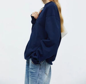 เสื้อฮู้ดแฟชั่นคุณภาพสูงสั่งทำพิเศษ ผ้าโพลีเอสเตอร์/คอตตอน ป้องกันขนร่วง บุซับใน ปักลาย สำหรับผู้หญิง สไตล์ลำลอง - Product Image 4