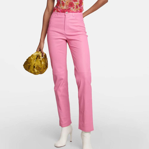 Pantalon en similicuir pour femme, modèle 2026, le plus vendu, design tendance, streetwear, hiver, imperméable, respirant, avec logo personnalisé - Product Image 2