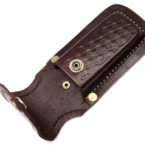 Handmade Leather Pouch For Folding Knives Premium Full Grain Leather Folding Knife Holder Durable Belt Sheath Everyday Carry - Product Image 5