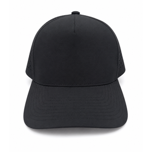 Casquette de golf personnalisée à 5 panneaux avec visière incurvée découpée au laser, fermeture snapback, chapeaux décontractés pour adultes pour les activités de plein air au printemps et en été - Product Image 1