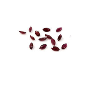 Rubis naturel de Bangkok, taille marquise calibrée 5x10mm, pierre précieuse de rubis naturel à facettes pour la fabrication de bijoux, prête à l'emploi - Product Image 4