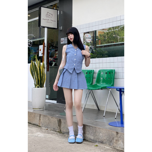 Ensembles de vêtements unisexes les plus vendus, couleur unie, vintage, sans manches, en velours, 100% coton, vêtements de mode écologiques pour les affaires - Product Image 3