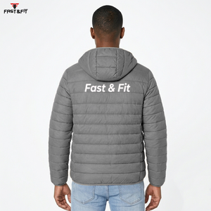 Veste matelassée réversible à col montant et capuche, imperméable, respirante, légère, nouvelle mode, haute qualité, très vendue pour l'hiver - Product Image 2