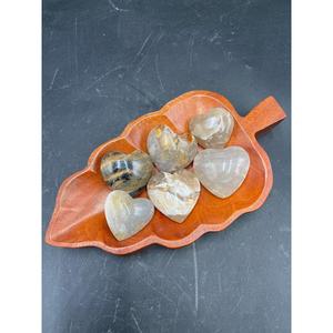 คริสตัลไทเกอร์เดนไดรต์ธรรมชาติ ขัดเงา รูปหัวใจ ขนาด 40x40x20 มม. สำหรับตกแต่ง ของขวัญ และสะสม - Product Image 1