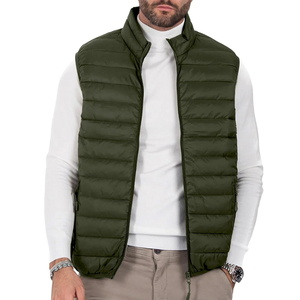 New Design Wholesale High Quality Sleeveless Puffer <b>Jacket</b> New Fashion Style Private Label <b>Men</b> Puffer <b>Jacket</b> - Product Image 3