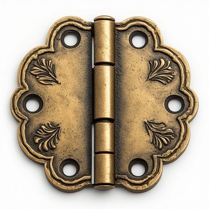 Heavy Gauge Brass Door <b>Hinges</b> Designed For Stable Door Support And Smooth Everyday Functional Performance - Product Image 3