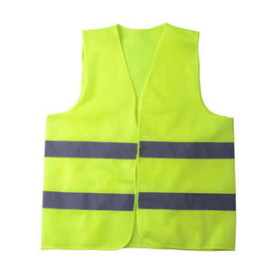 Chaleco de Seguridad de Alta Visibilidad Reflectante Amarillo y Naranja con Dos Rayas Horizontales - Product Image 3