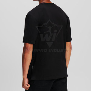 Camisa de Algodón con Pedrería para Hombre, Estilo Urbano, Manga Corta, Logotipo Personalizado, Venta al Por Mayor - Product Image 3
