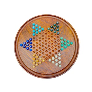 Juego de Damas Chinas de Madera de Nogal Hecho a Mano - Venta al por Mayor B2B - Product Image 4
