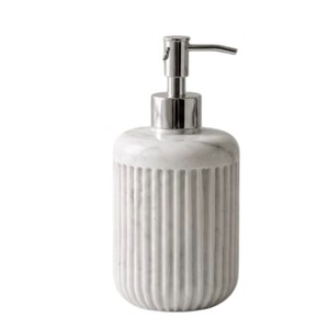 Exclusive <b>Dark</b> <b>Green</b> Marble Soap Dispenser with Gold Pump Natural Marble Hand Wash Bottle for Premium <b>Bathroom</b> & Decor - Product Image 2
