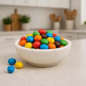 Premium Decorative Natural Marble Bowl <b>White</b> Stone Fruit Bowl For Kitchen and <b>Tables</b> at Affordable Price - Product Image 1