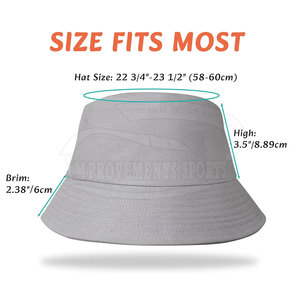 Recién llegado, sombreros de cubo resistentes, peso ligero, MOQ bajo, sombreros de cubo, precio barato, sombreros de cubo - Product Image 4