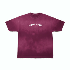 Camiseta de Algodón Oversize para Hombre, Manga Corta, Cuello Redondo, Color Liso, Estampado de Letras, Logotipo Frontal, Tejido de Punto, Ajuste Casual, ODM OEM - Product Image 5